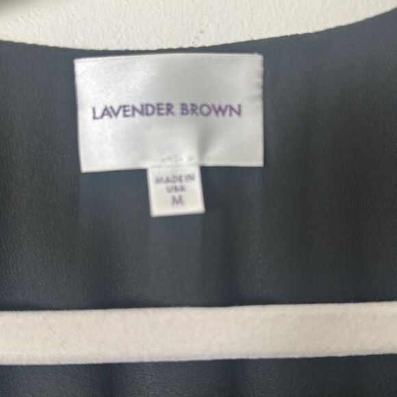 Lavender Brown Black Davina Maxi Dress M - Picture 9 of 10